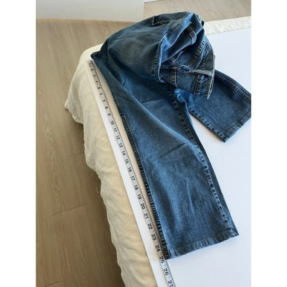 Levis 511 Jeans Mens 36x25 Blue Slim Straight Mid Rise Medium Wash Stretch Denim